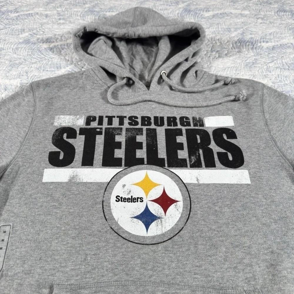 Pittsburgh‎ Steelers '47 Brand NFL Hoodie Sweatshirt Football Fan Gear M NWT
